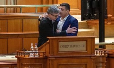 George simion il agreseaza pe ministrul virgil popescu in parlament AUR PNL Teleorman Stiri Total Impact